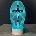 Lampe de Décoration Religieuse 3D 16 Couleurs RVB