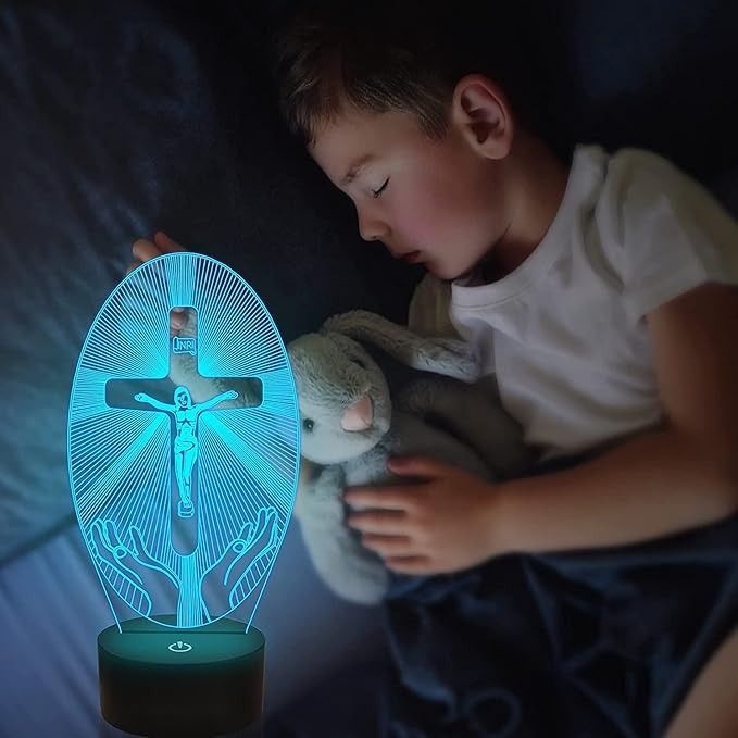 Lampe de Décoration Religieuse 3D 16 Couleurs RVB