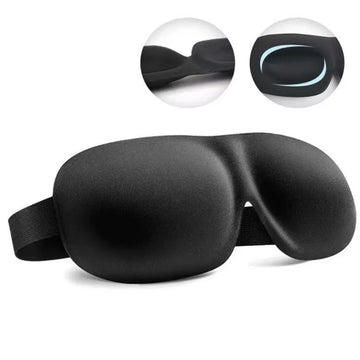 Masque de Sommeil Anatomique 3D en Mousse Zéro Pression
