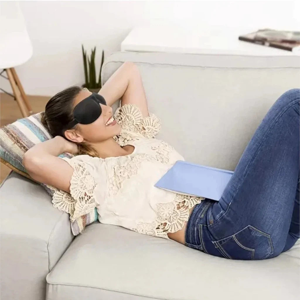 Masque de Sommeil Anatomique 3D en Mousse Zéro Pression