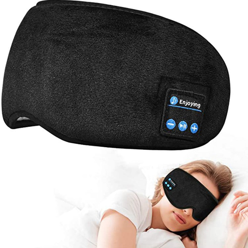 Masque de Sommeil avec Écouteurs Bluetooth - RelaxSound