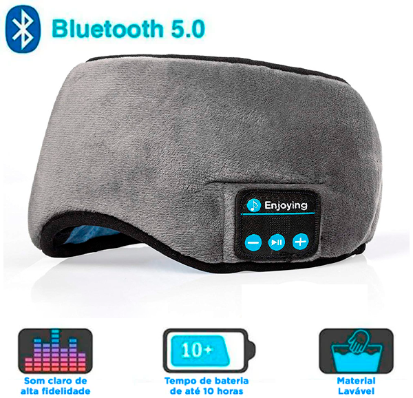 Masque de Sommeil avec Écouteurs Bluetooth - RelaxSound