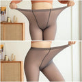 Collant Thermique Femme Grande Taille Doublé en Laine