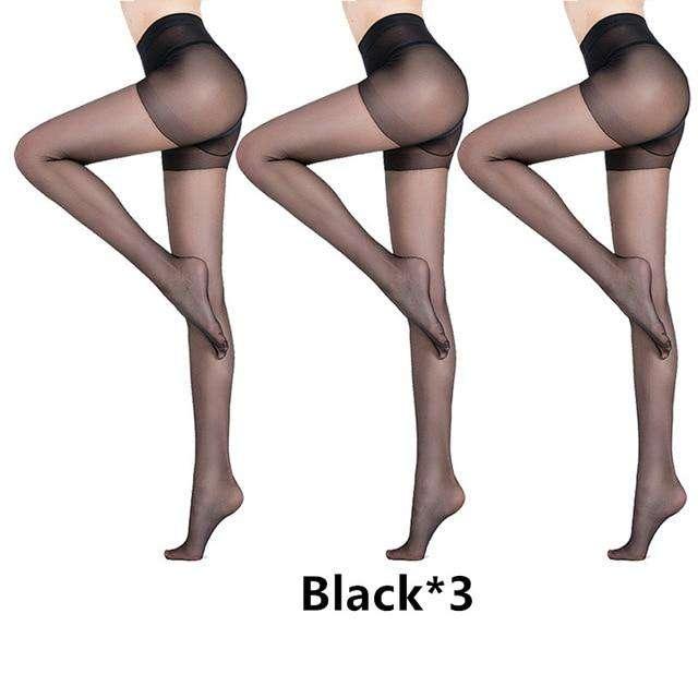 Collant Femme Anti-déchirure Doublé Peluche
