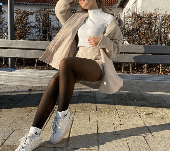 Collant Femme en Laine Velours Super Diva
