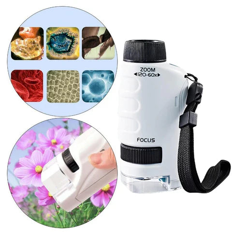 Microscope Portable de Poche pour Enfants
