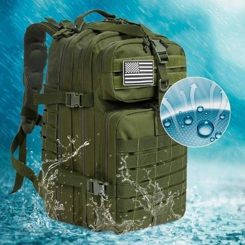 Sac à Dos Tactique Militaire Combat 50 Litres Unisexe