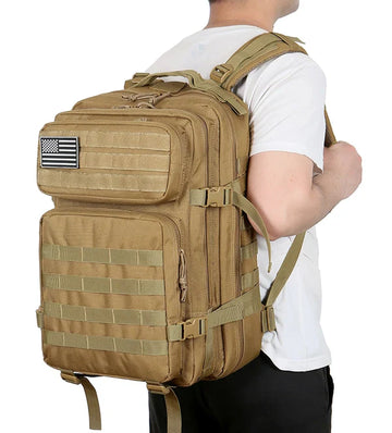Sac à Dos Tactique Militaire Combat 50 Litres Unisexe