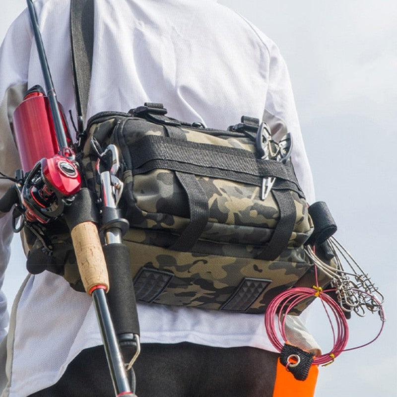 Sac à Dos Tactique de Pêche Imperméable Multiusage