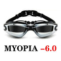 Lunettes de Natation Professionnelles Anti-buée avec Correction Myopie