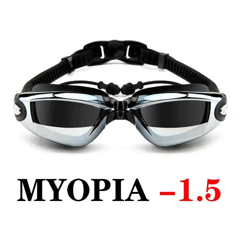 Lunettes de Natation Professionnelles Anti-buée avec Correction Myopie