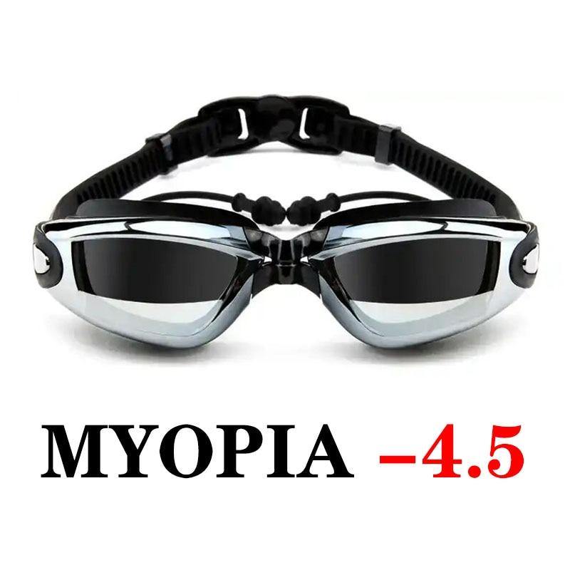 Lunettes de Natation Professionnelles Anti-buée avec Correction Myopie
