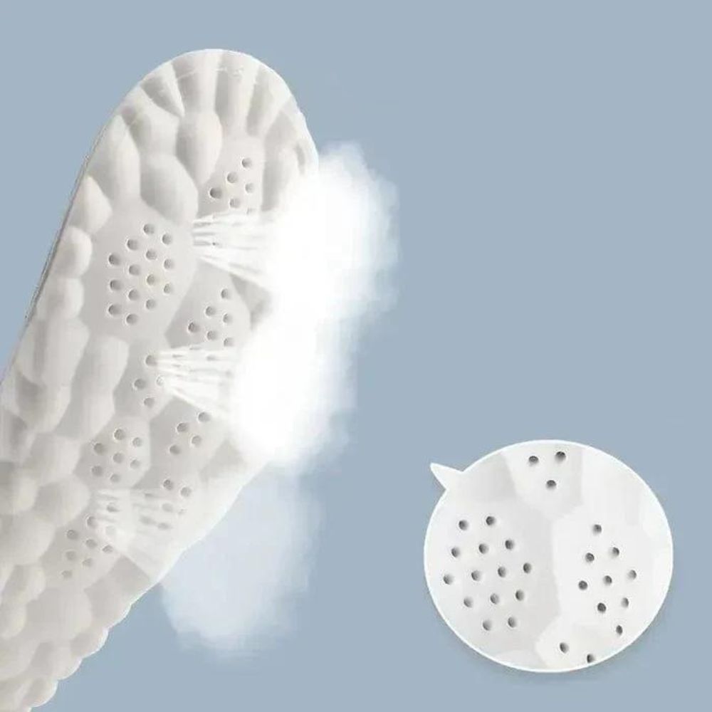 Semelle Orthopédique Ergonomique 4D Unisexe Anti-Impact Respirante