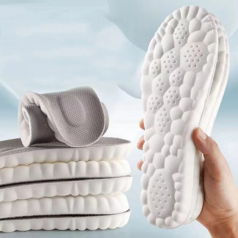 Semelle Orthopédique Ergonomique 4D Unisexe Anti-Impact Respirante