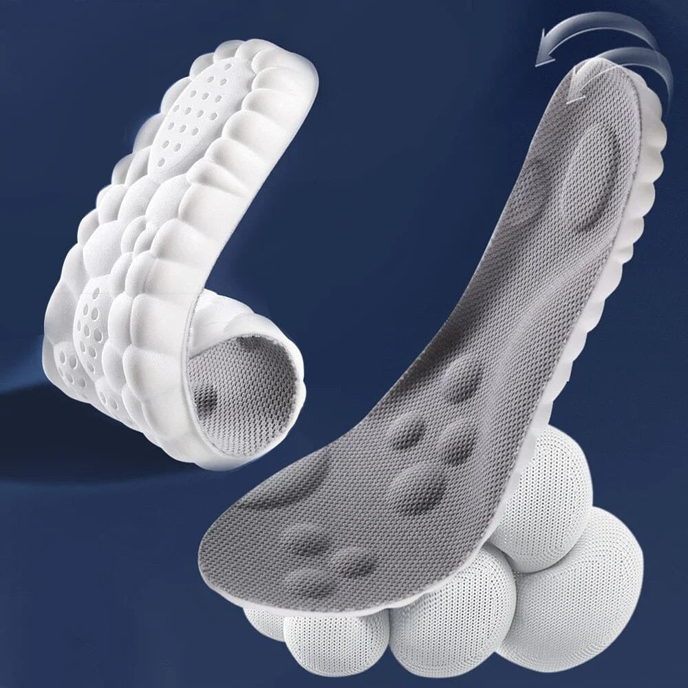Semelle Orthopédique Ergonomique 4D Unisexe Anti-Impact Respirante