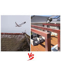 Pics Anti-Oiseaux pour Toiture en Acier Inoxydable - 12 pièces
