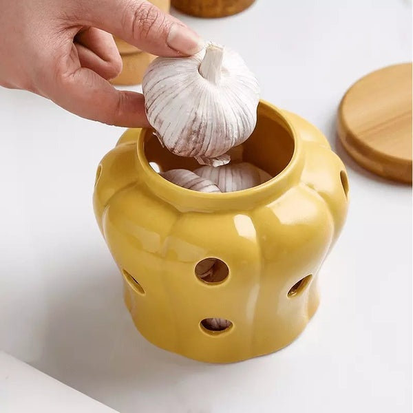 Pot en Céramique avec Couvercle à Ventilation