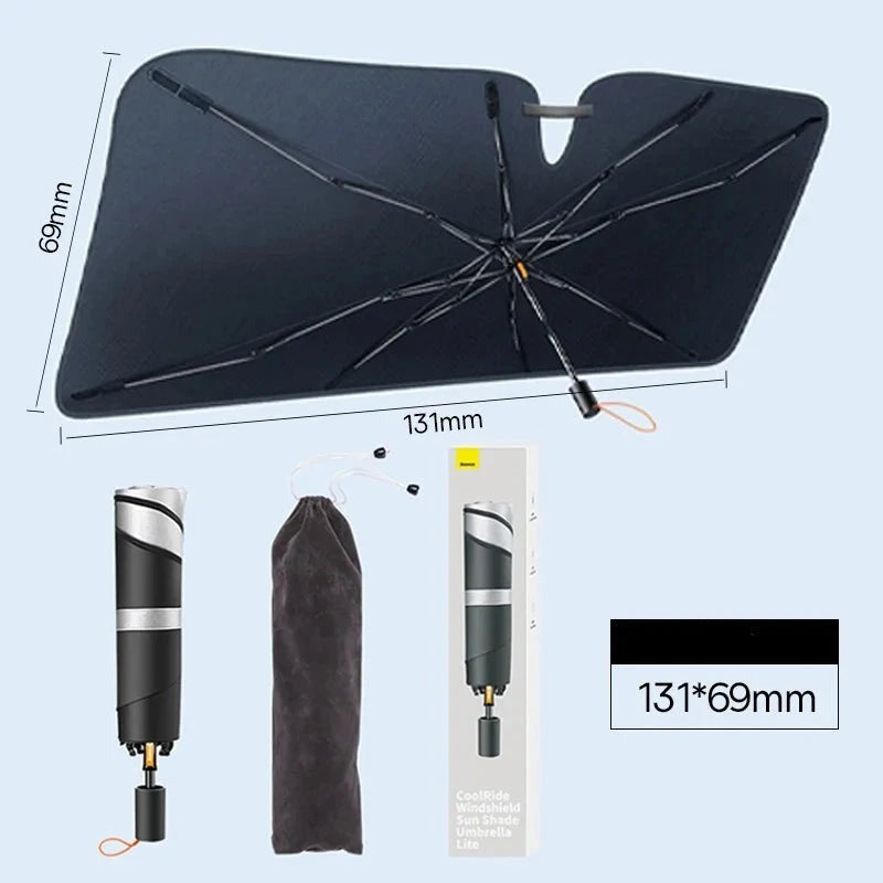 Pare-Soleil Automobile Rétractable pour Pare-brise - AutoGuard