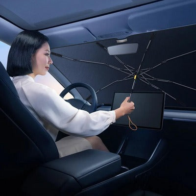 Pare-Soleil Automobile Rétractable pour Pare-brise - AutoGuard