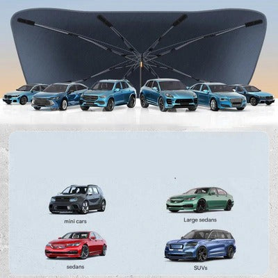 Pare-Soleil Automobile Rétractable pour Pare-brise - AutoGuard