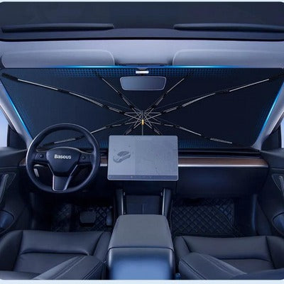 Pare-Soleil Automobile Rétractable pour Pare-brise - AutoGuard