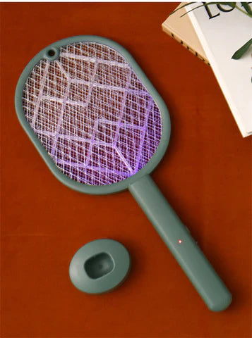 Raquette Électrique Anti-Moustique avec LED Ultraviolette