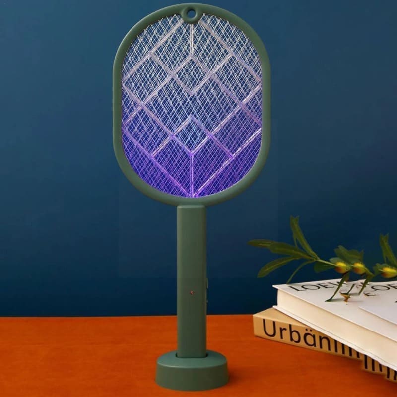 Raquette Électrique Anti-Moustique avec LED Ultraviolette
