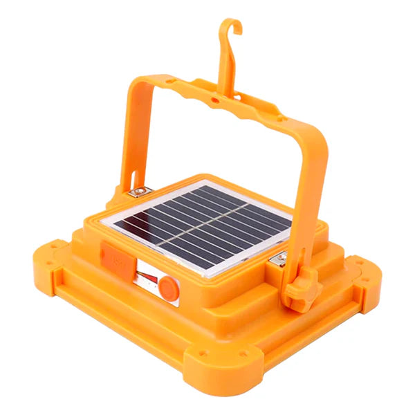 Projecteur LED Solaire Étanche avec Batterie Externe Intégrée