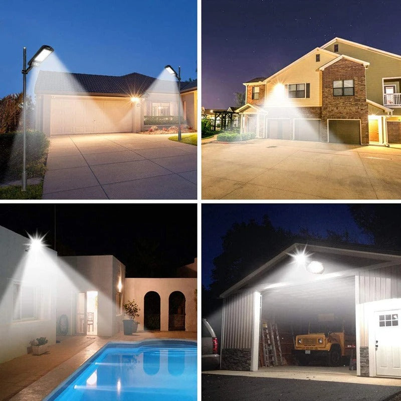 Projecteur LED Solaire Intelligent avec Détecteur de Mouvement - EcoBright