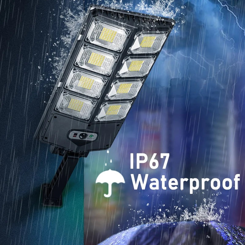 Projecteur LED Solaire Intelligent avec Détecteur de Mouvement - EcoBright
