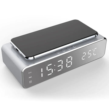 Réveil Digital avec Chargeur Sans Fil - TechCharge
