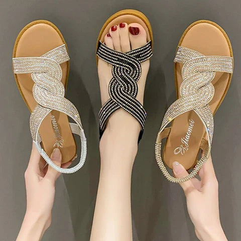 Sandale Femme Orthopédique en Cuir - OrthoGlam