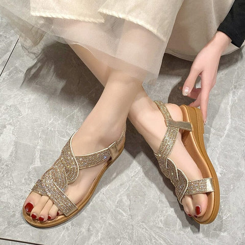 Sandale Femme Orthopédique en Cuir - OrthoGlam