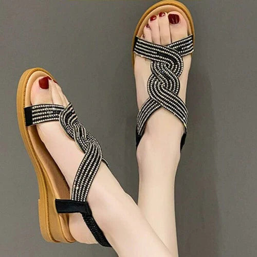 Sandale Femme Orthopédique en Cuir - OrthoGlam