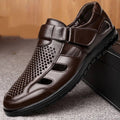 Sandale Homme Classique en Cuir Respirant