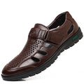 Sandale Homme Classique en Cuir Respirant