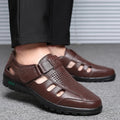 Sandale Homme Classique en Cuir Respirant