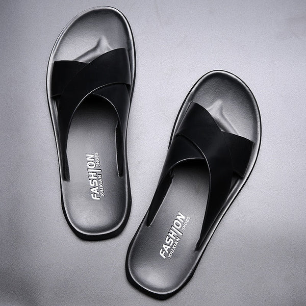 Sandale Homme en Cuir Antidérapante - UrbanStep
