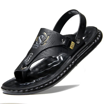 Sandale Homme en Cuir Antidérapante - UrbanWalk