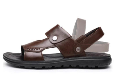 Sandale Homme en Cuir Été Confort