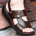 Sandale Homme en Cuir Été Confort