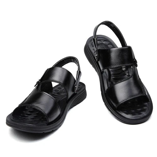 Sandale Homme en Cuir Été Confort