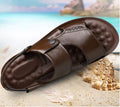 Sandale Homme en Cuir Été Confort