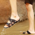 Sandale en Cuir Homme Orthopédique