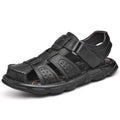 Sandale en Cuir Orthopédique Antidérapante Homme