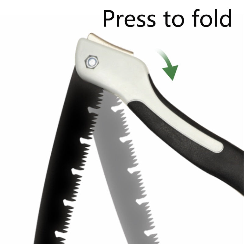 Scie Japonaise Professionnelle pour Bois Élagage de Branches Pliable