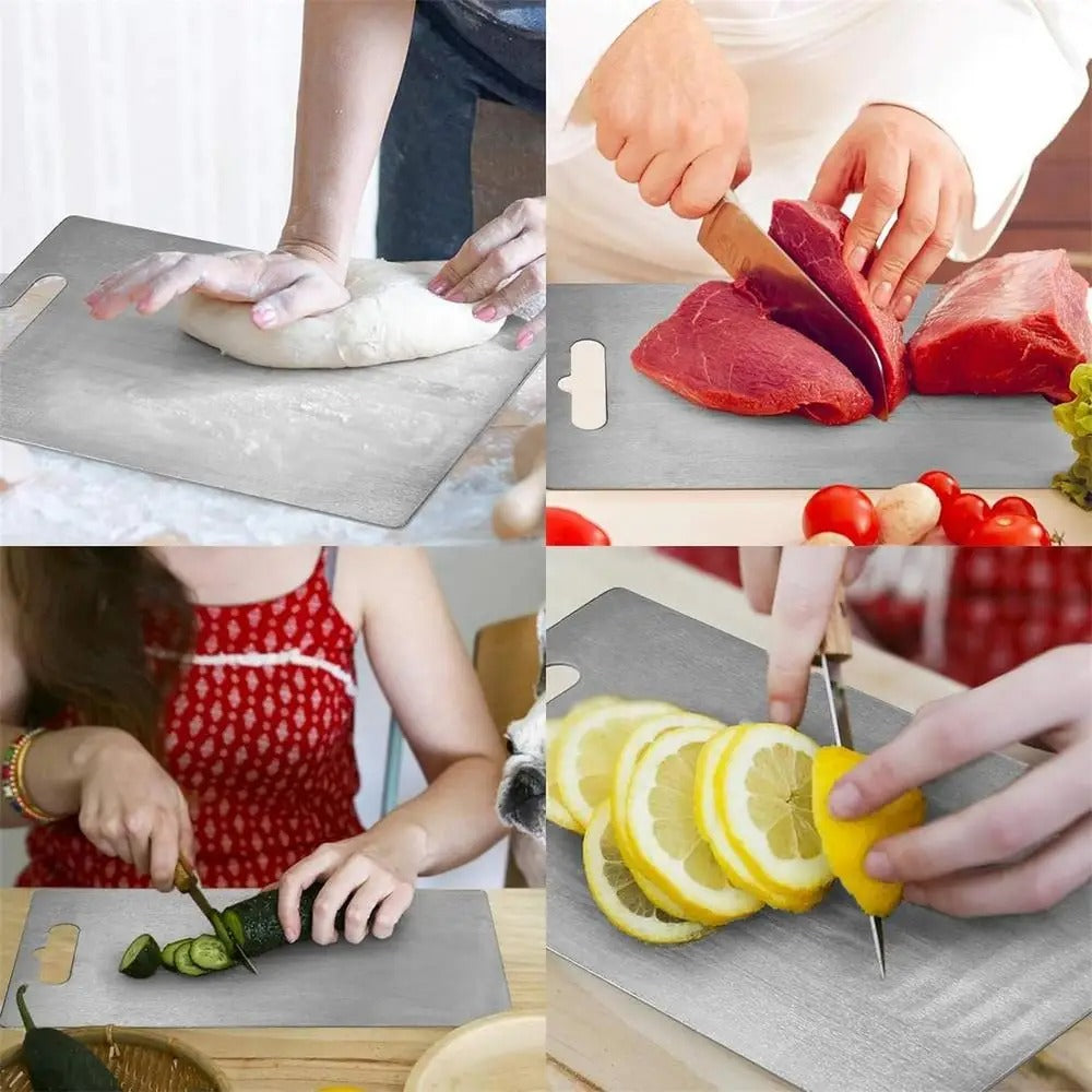Planche à Découper en Titane Antibactérienne pour Cuisine - ProCut