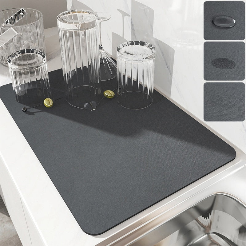 Tapis Égouttoir Absorbant Magique
