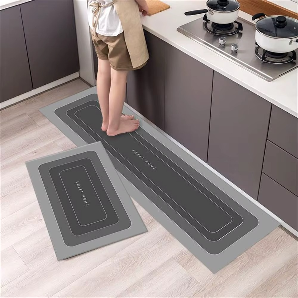 Tapis Passage Absorbant Antidérapant pour Cuisine et Buanderie