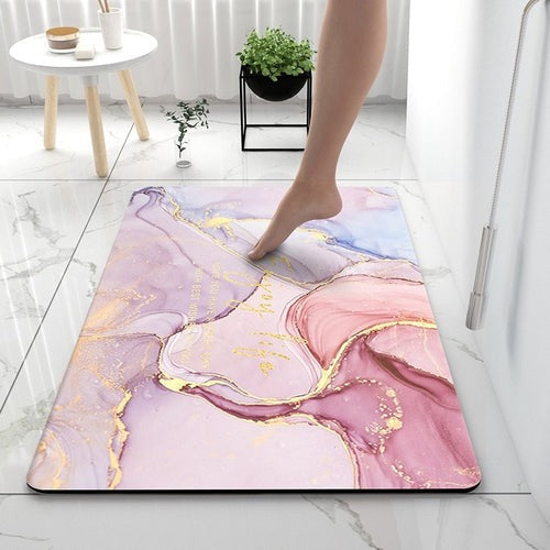 Tapis de Bain Super Absorbant Antidérapant - DryComfort